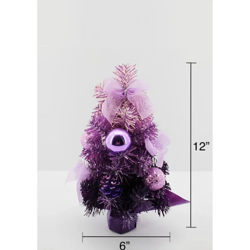 Sale The Holiday Aisle Ombre Purple Fir Artificial Christmas Tree With 30 Clear Lights