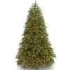 Shop Steelside Omnia Green Realistic Fir Christmas Tree With Led Lights