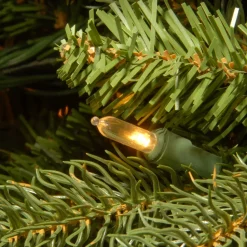 Shop Steelside Omnia Green Realistic Fir Christmas Tree With Led Lights