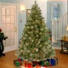 Discount The Holiday Aisle Omorodion 7.5' Green Pine Artificial Christmas Tree With 750 Clear/White Lights