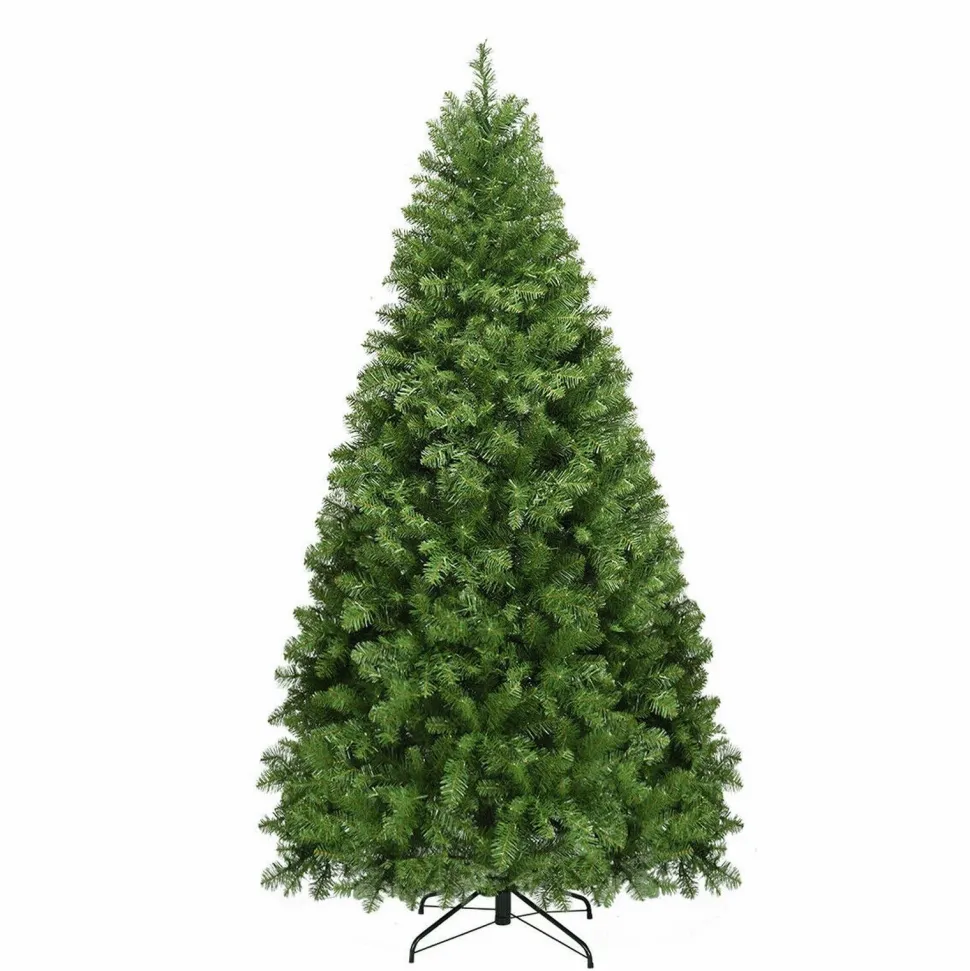 Fashion The Holiday Aisle Pre-Lit Artificial Pvc Christmas Tree With Led Lights And Stand-6'/7'/8'