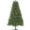 Fashion The Holiday Aisle Sentiments 6' H Green Cashmere Christmas Tree With 200 Led Lights