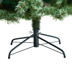 Sale The Holiday Aisle Slender Green Christmas Tree Led Steady/Constant Lights