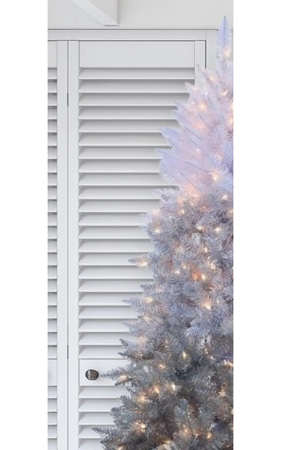 Best Sale The Holiday Aisle Vintage Prelit Ombre 7.5' Black/Gray Spruce Artificial Christmas Tree