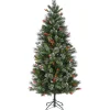 Online The Holiday Aisle Wintry Pine 6.5' Green Christmas Tree With 550 Clear/White Lights